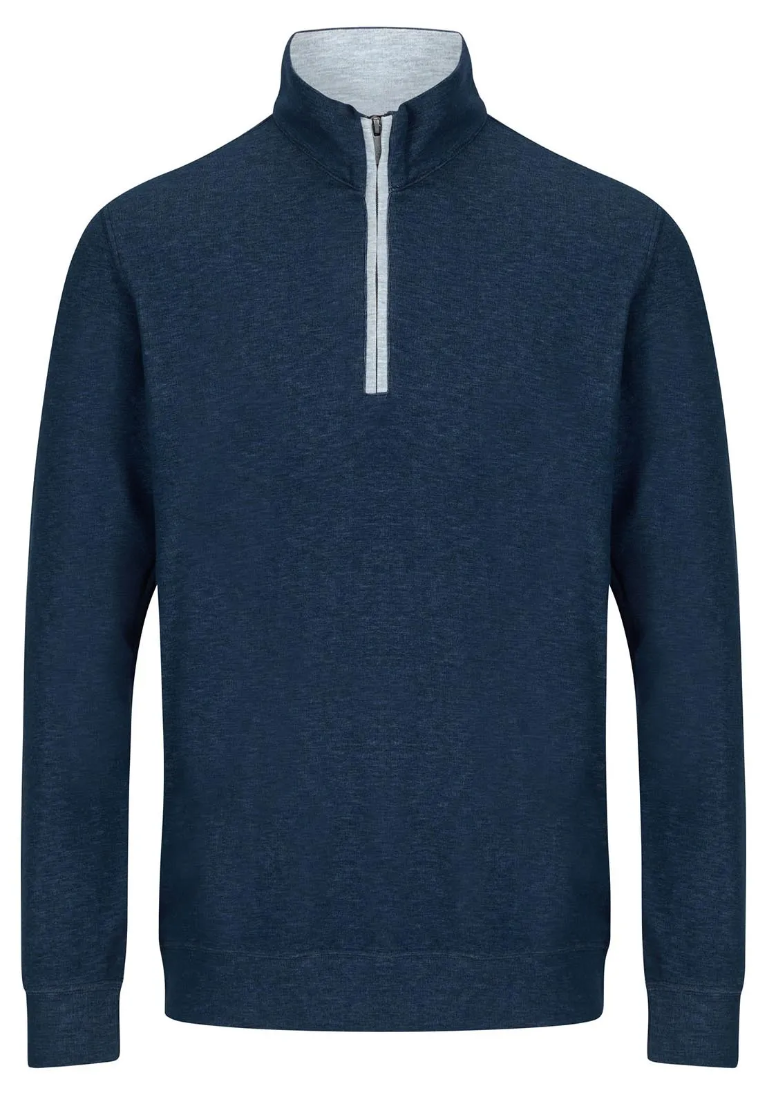 1/4 Zip Sweat - Blue