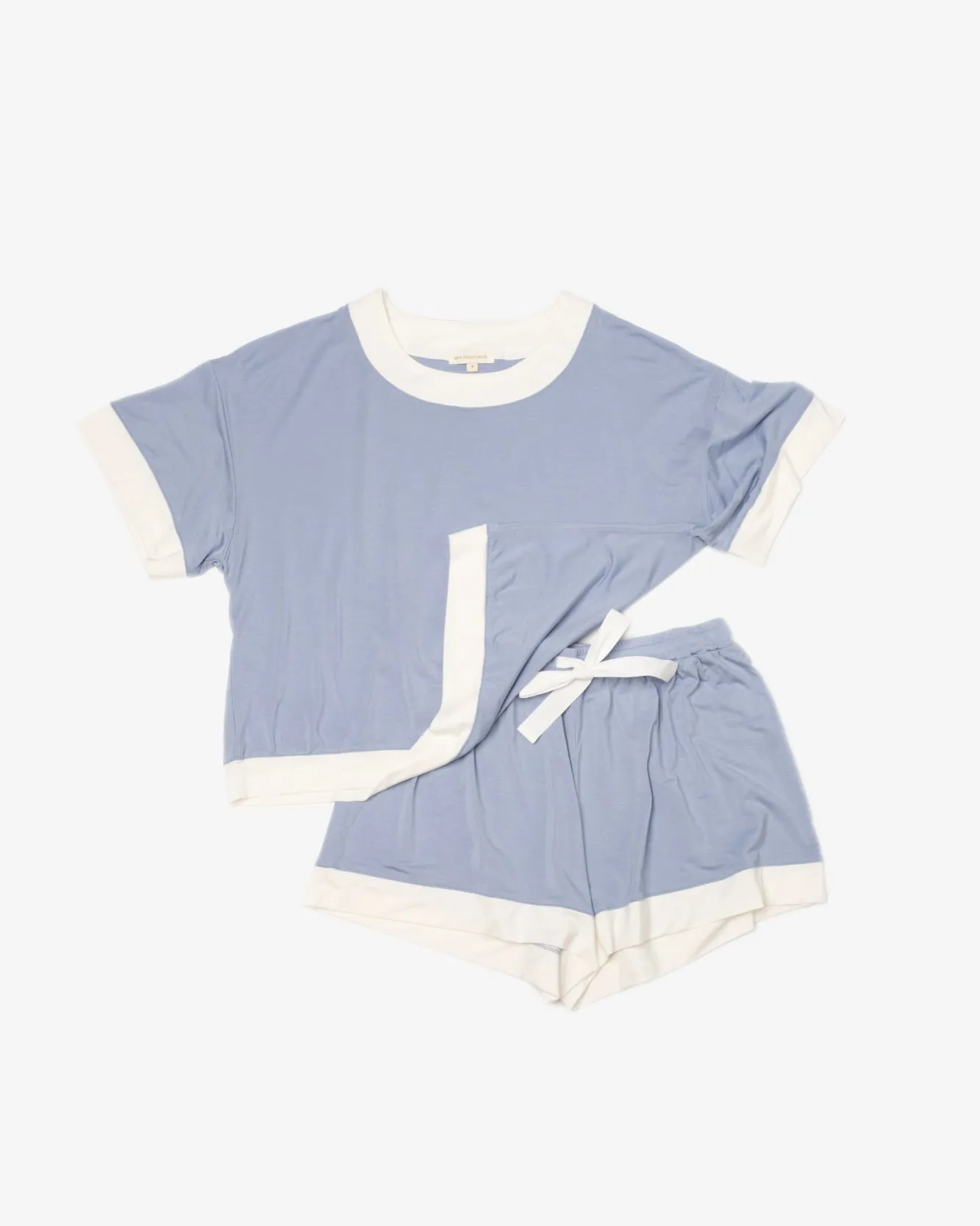 2-Set Bundle for Mom & Daughter: Relaxed Sleepwear Set (Sky Blue)