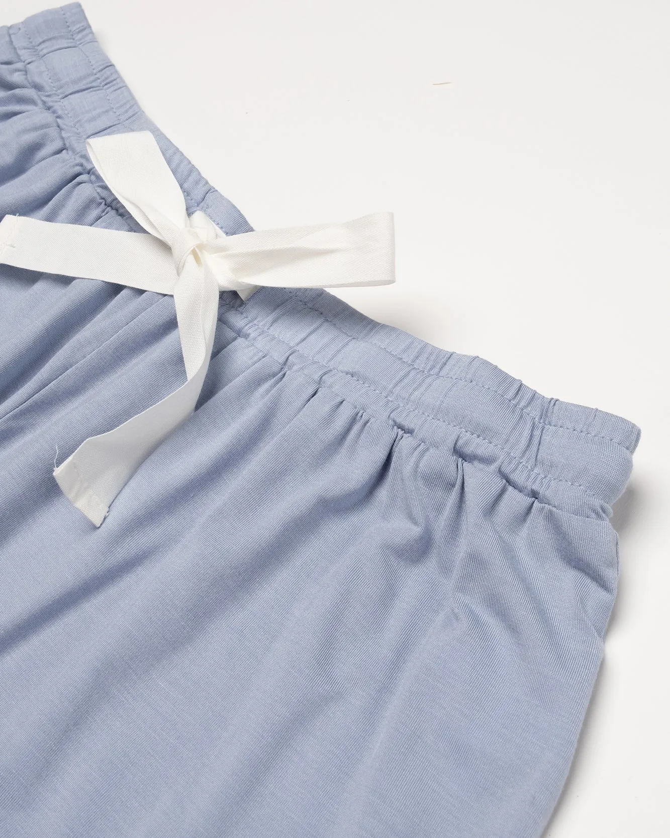 2-Set Bundle for Mom & Daughter: Relaxed Sleepwear Set (Sky Blue)