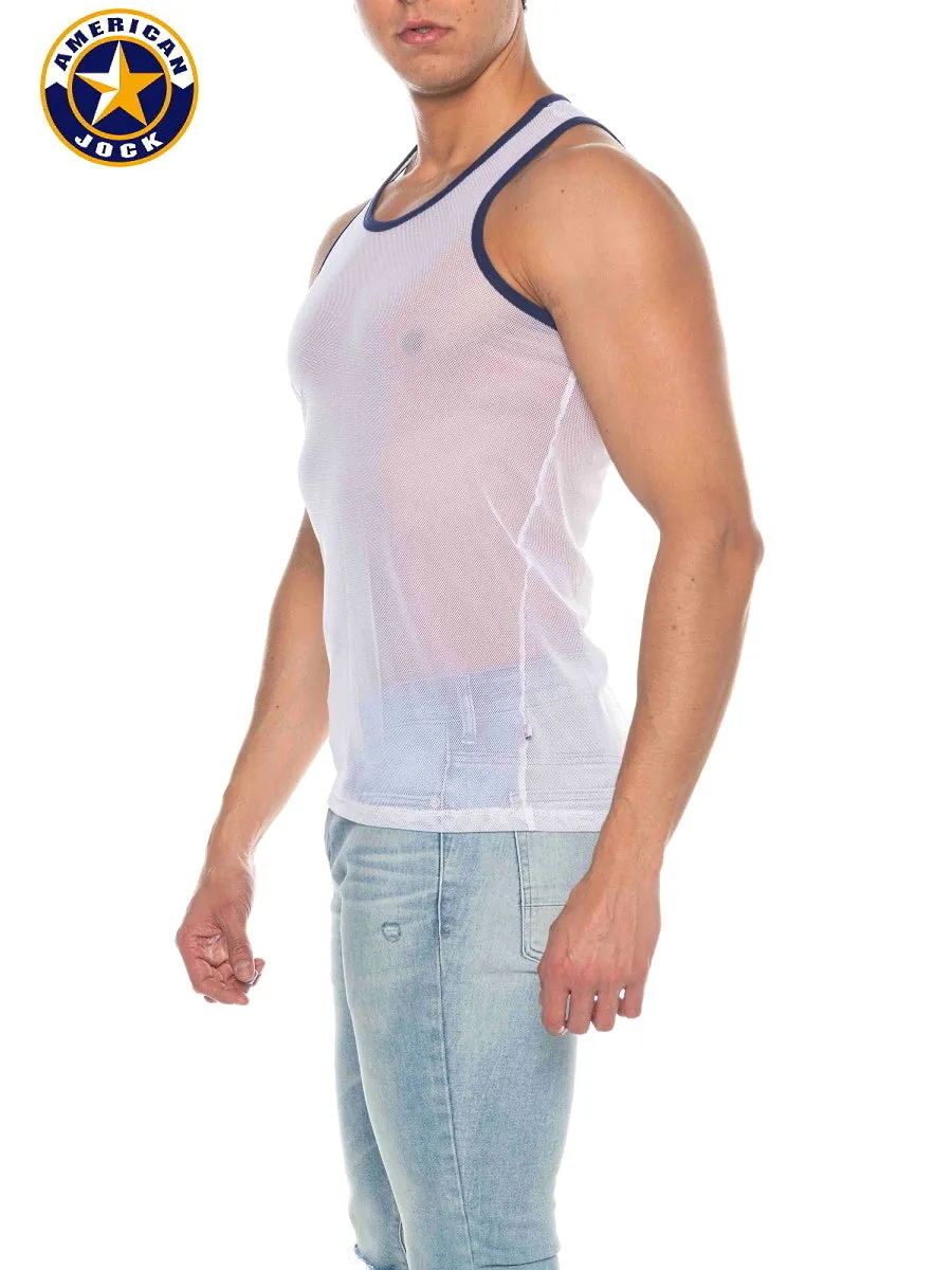 A J Phys Ed Mesh Tank Top