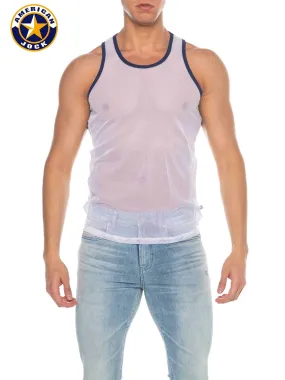 A J Phys Ed Mesh Tank Top