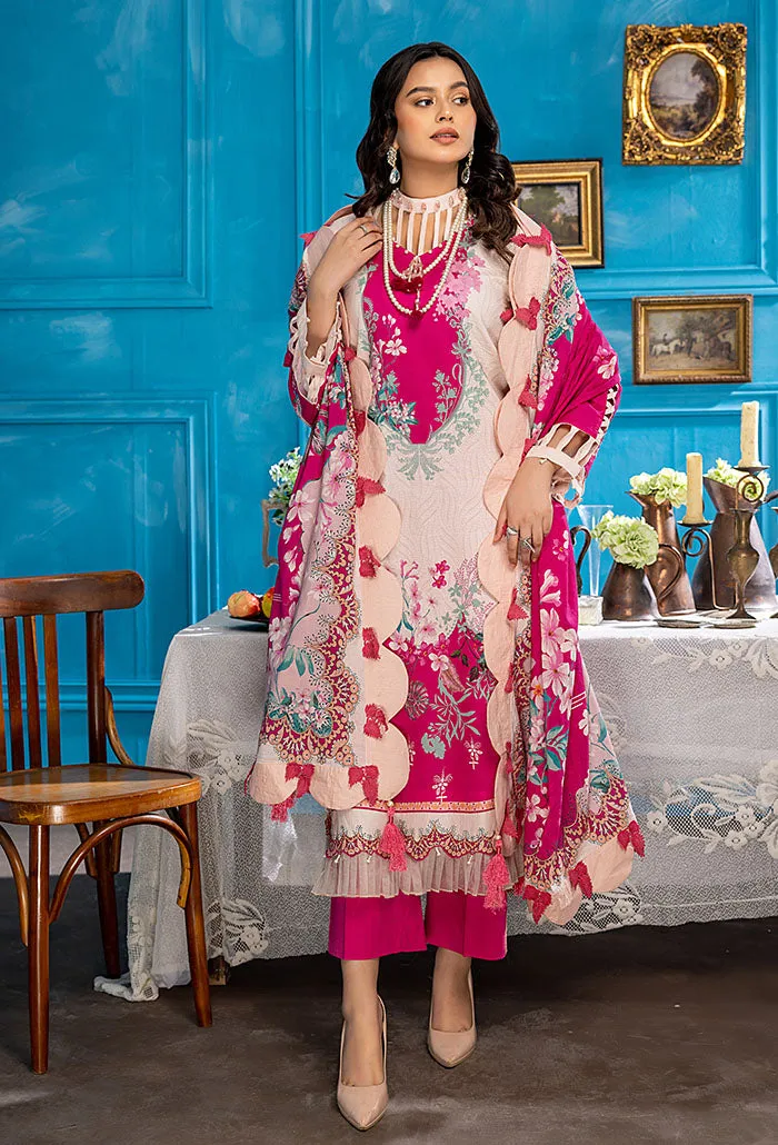 Aangan by Humdum Digital Printed Lawn Unstitched 3Pc Suit AG-02