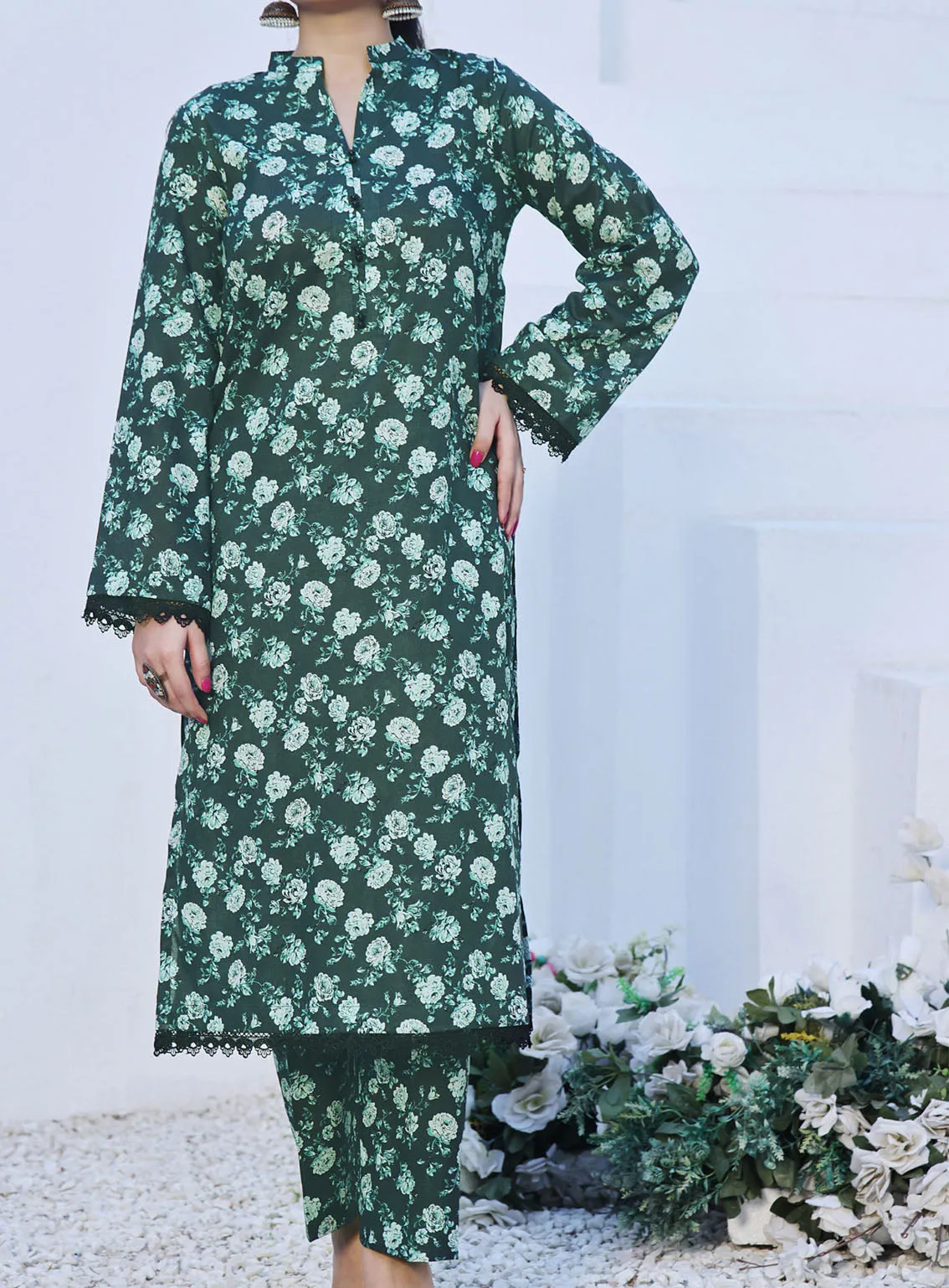 Aiza & Momina By VS Textile Co-Ords Printed Lawn 2 Piece Unstitched Suit VS24A&M D-482