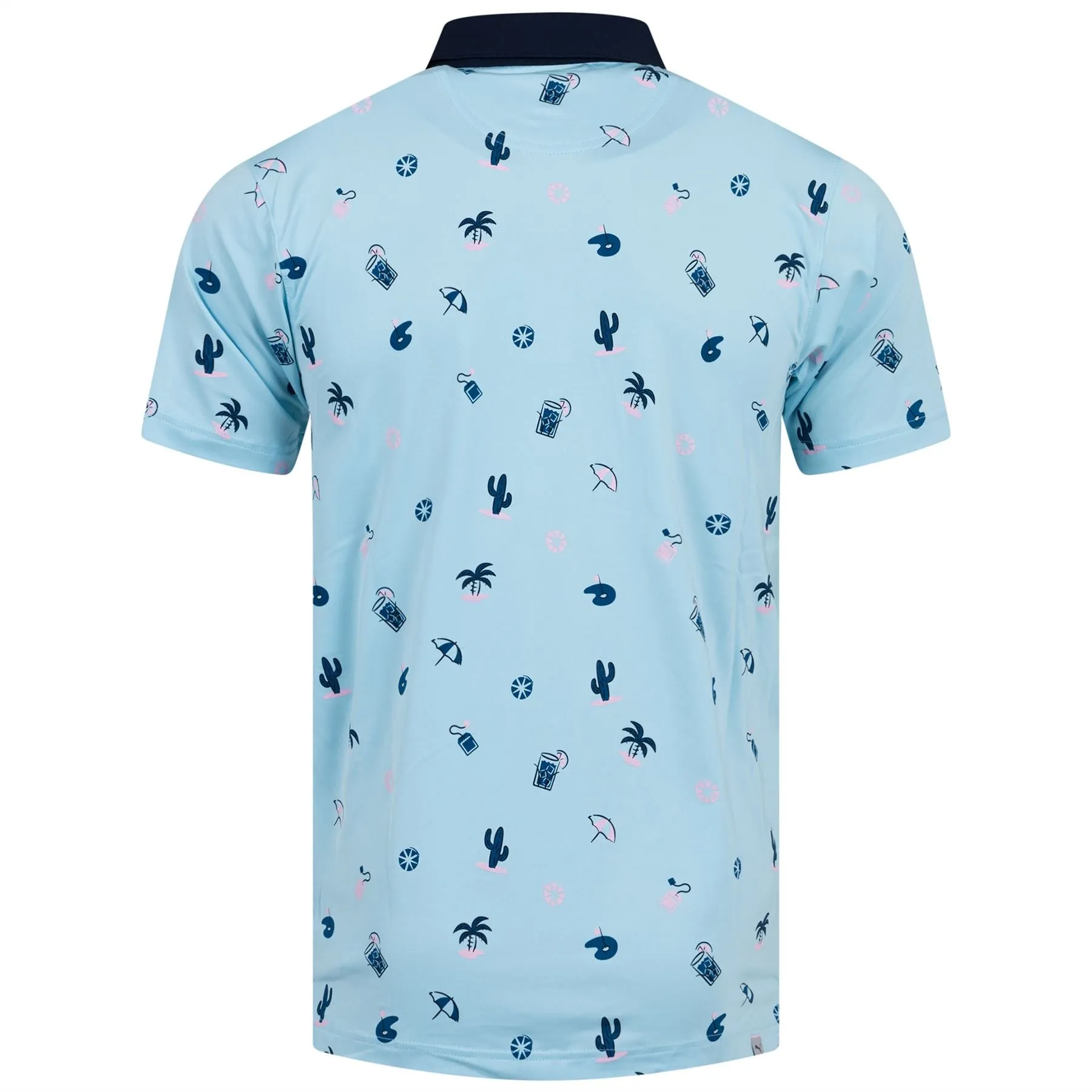 AP Mattr Dunes Polo Tropical Aqua/Navy Blazer - SS23