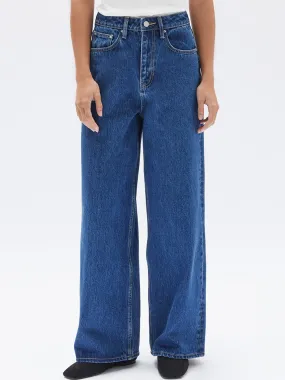 ASSEMBLY LABEL WIDE LEG JEAN