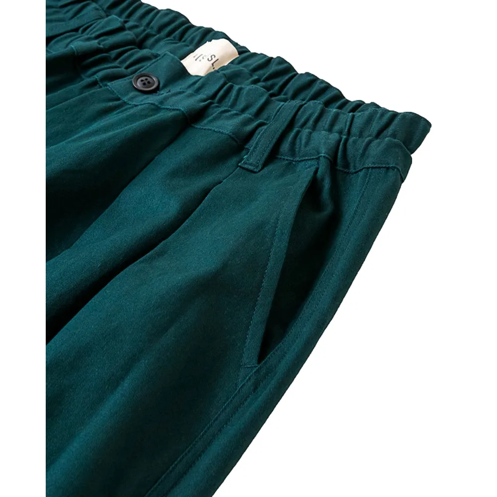 A[S]USL SIGNATURE PANTS-DARK GREEN