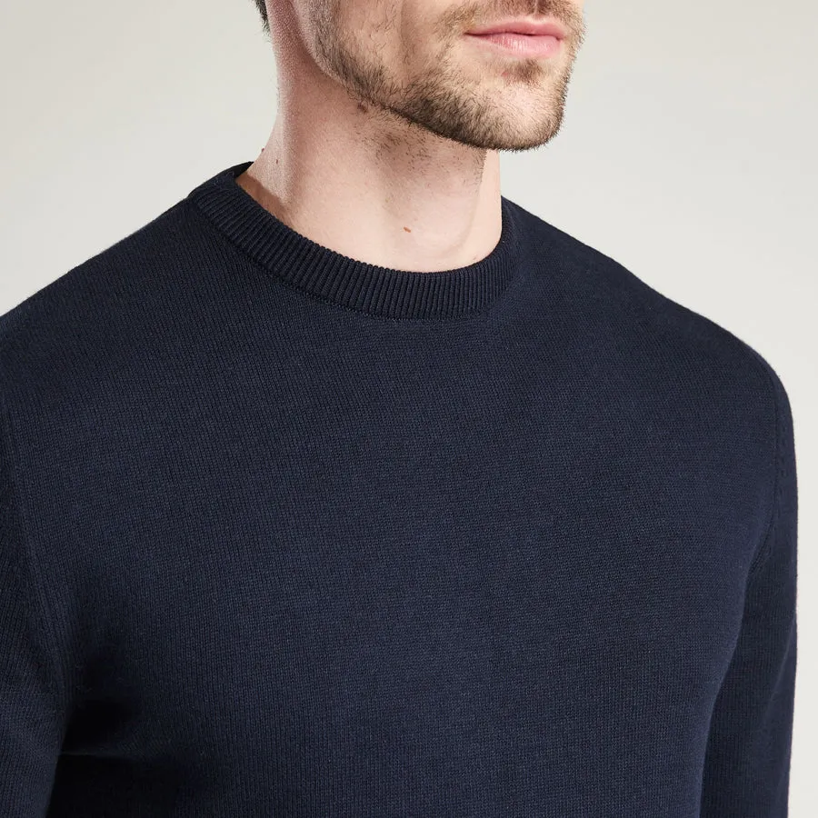 Barbour Intl. - Baffle Patch Crew Sweater in Navy