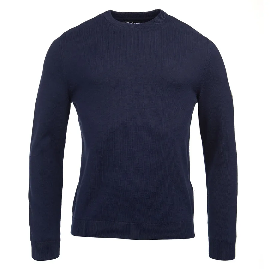 Barbour Intl. - Baffle Patch Crew Sweater in Navy