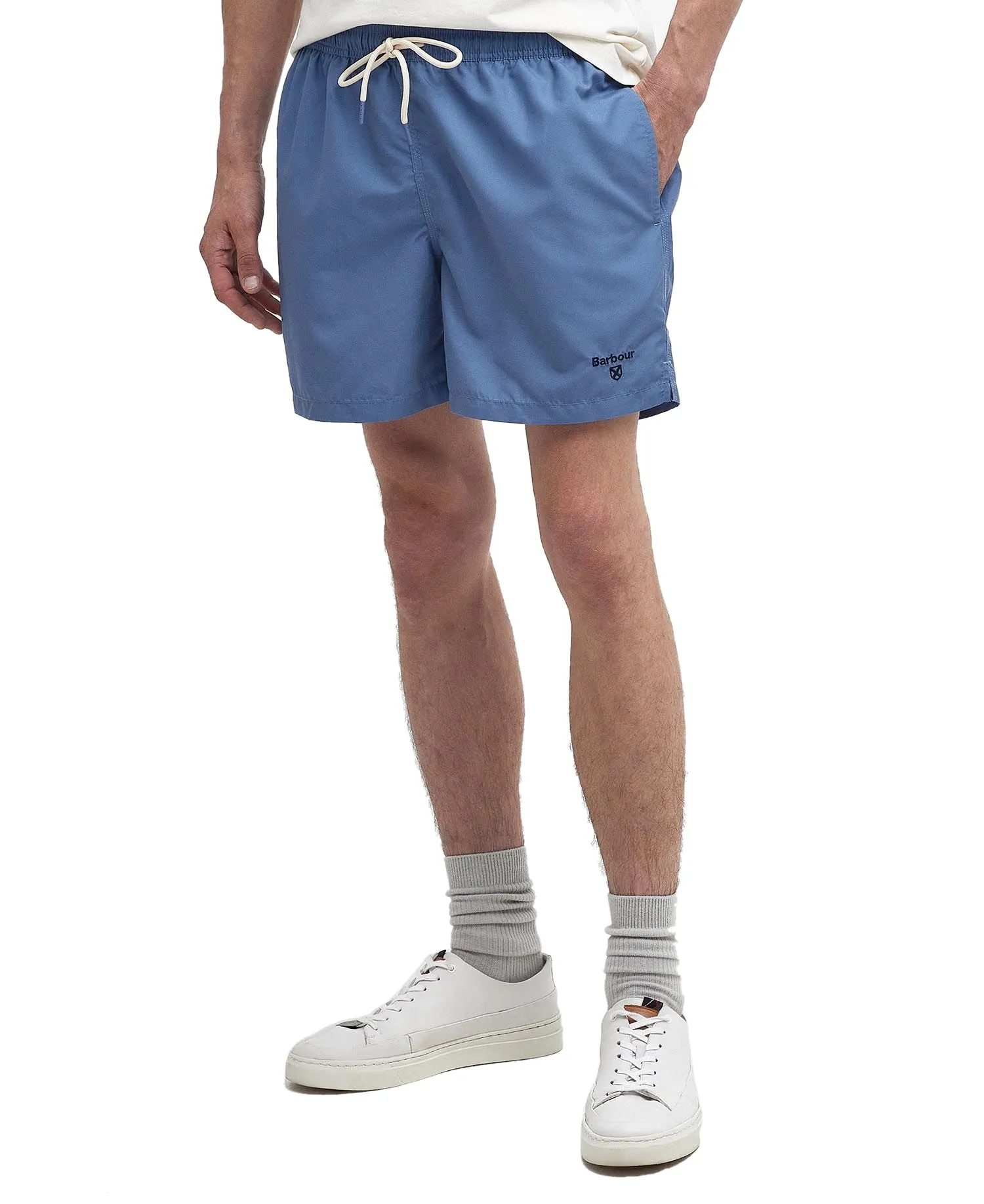 Barbour Mens 'Staple' Logo 5" Swim Shorts