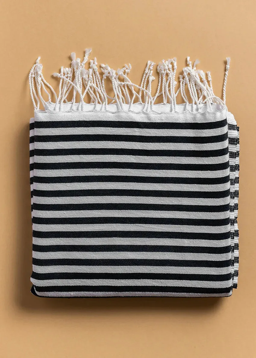 Black Stripes Towel