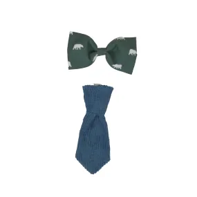 Celebrations Blue Bears Neck and Bowtie Set