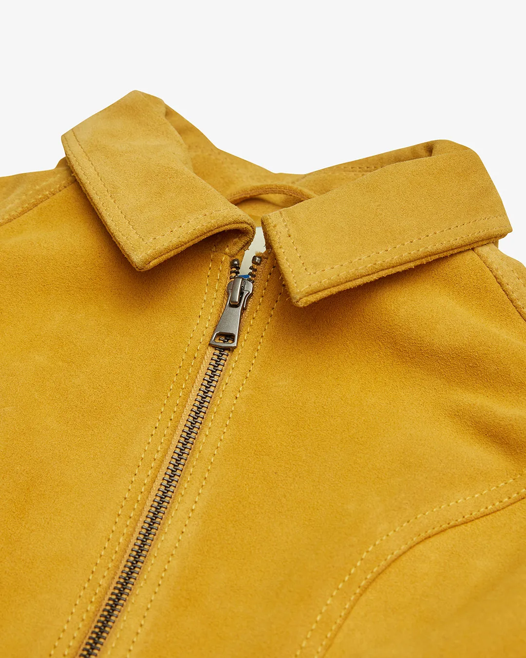 Daze Suede Jacket - Lt Tan