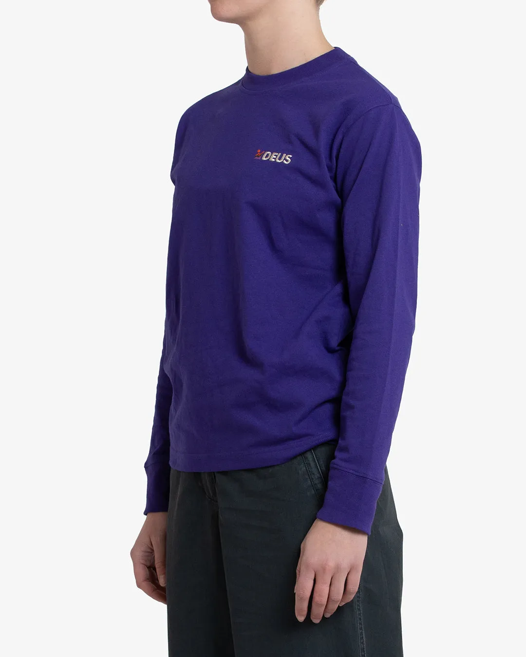 Foxtrot Long Sleeve Tee - Deep Blue