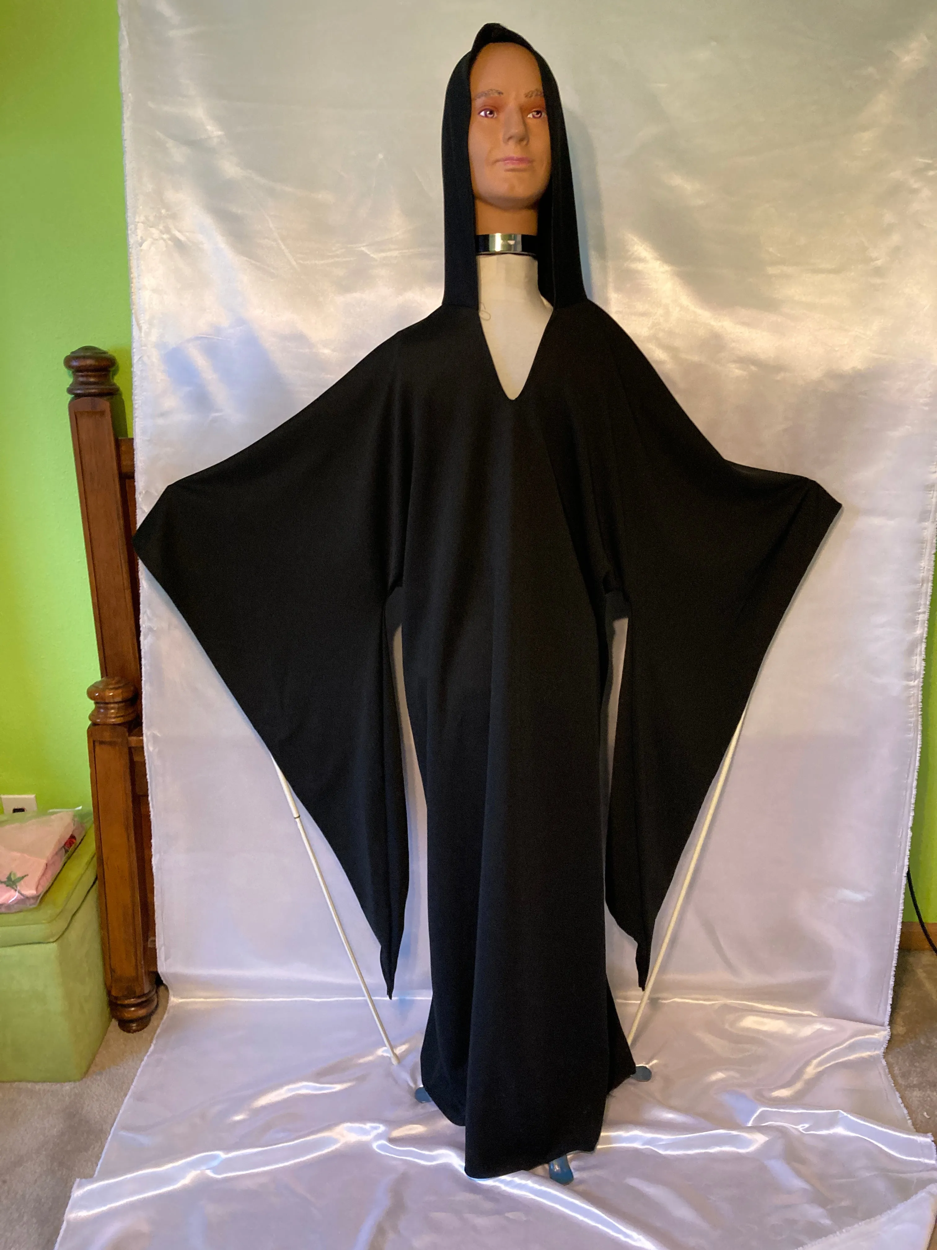 Grim Reaper Deluxe Hooded Gown - One Size Adult Costume - Preowned