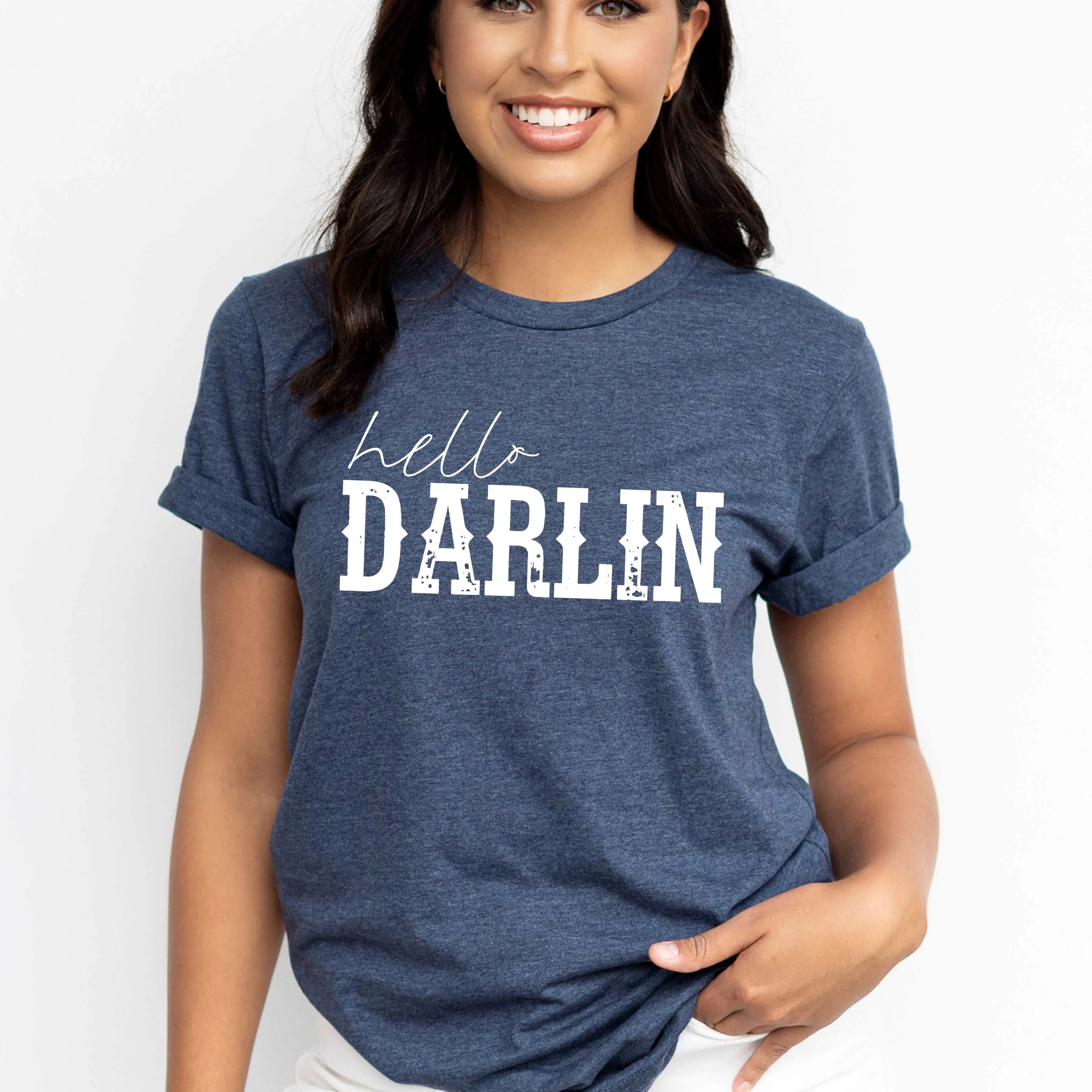 Hello Darlin' - heather navy