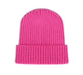 Hot Pink Knit Beanie