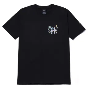 HUF T-SHIRT STEVEN HARRINGTON H SS BLACK