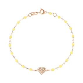 In Love Diamond Bracelet, Mimosa, Rose Gold, 6.7"