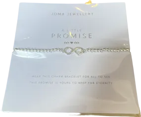 Joma Jewellery Silver A Little 'Promise' Bracelet One Size