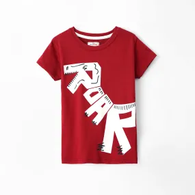 Kids "ROAR" Printed Soft Cotton T-Shirt