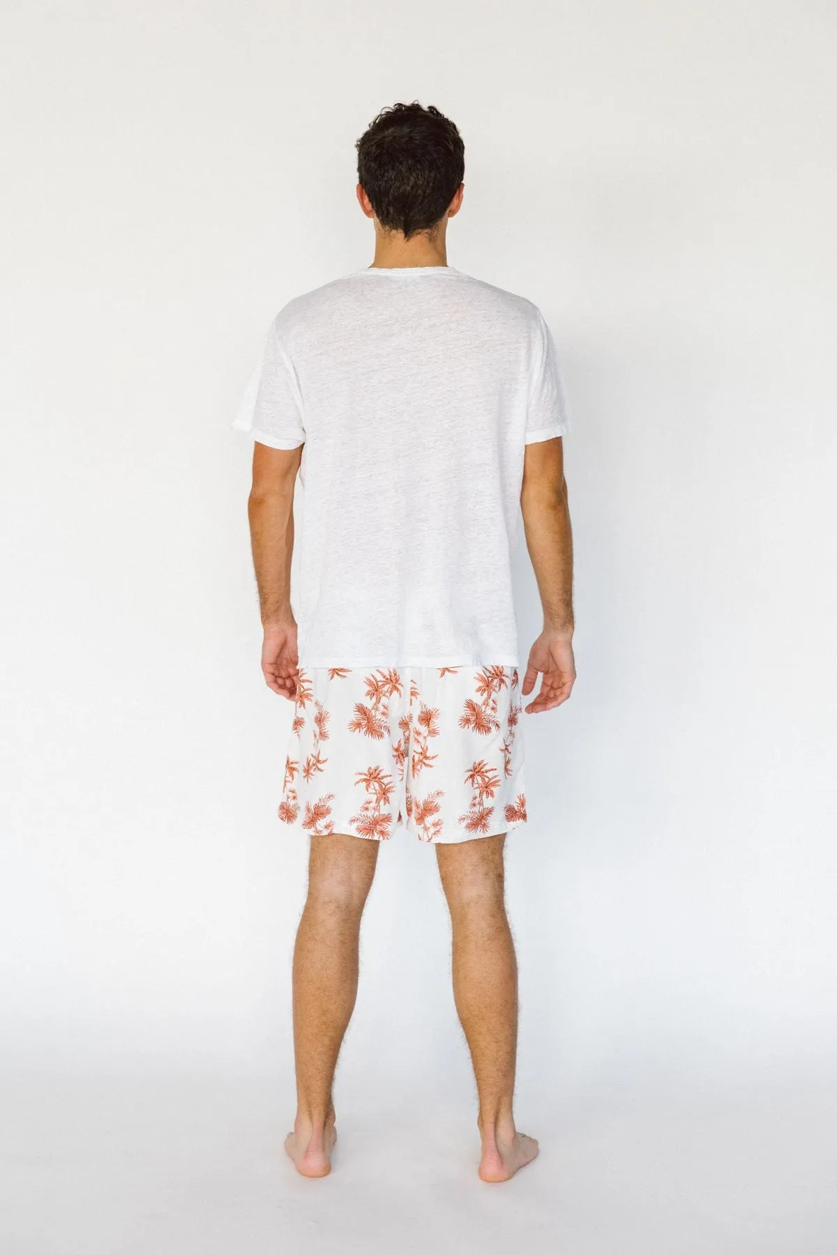 Men’s Boxers - Short Length - Vintage Palm - Sunset