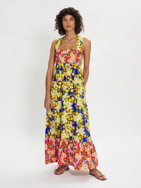 Mila Multi Floral Maxi Dress – Multicolour