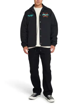 MOLECULAR COACH JACKET - BLACK