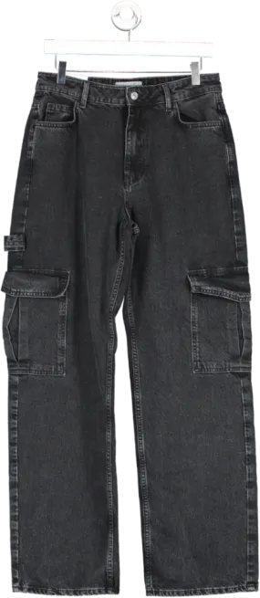 New Look Black Cargo Jean UK 12