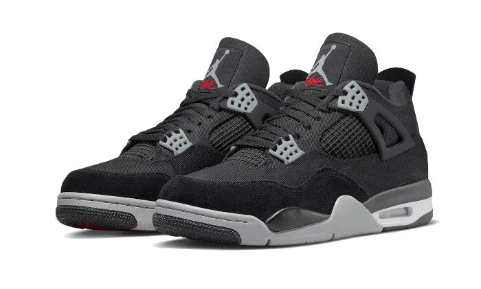 Nike Air Jordan 4 Retro SE Black Canvas