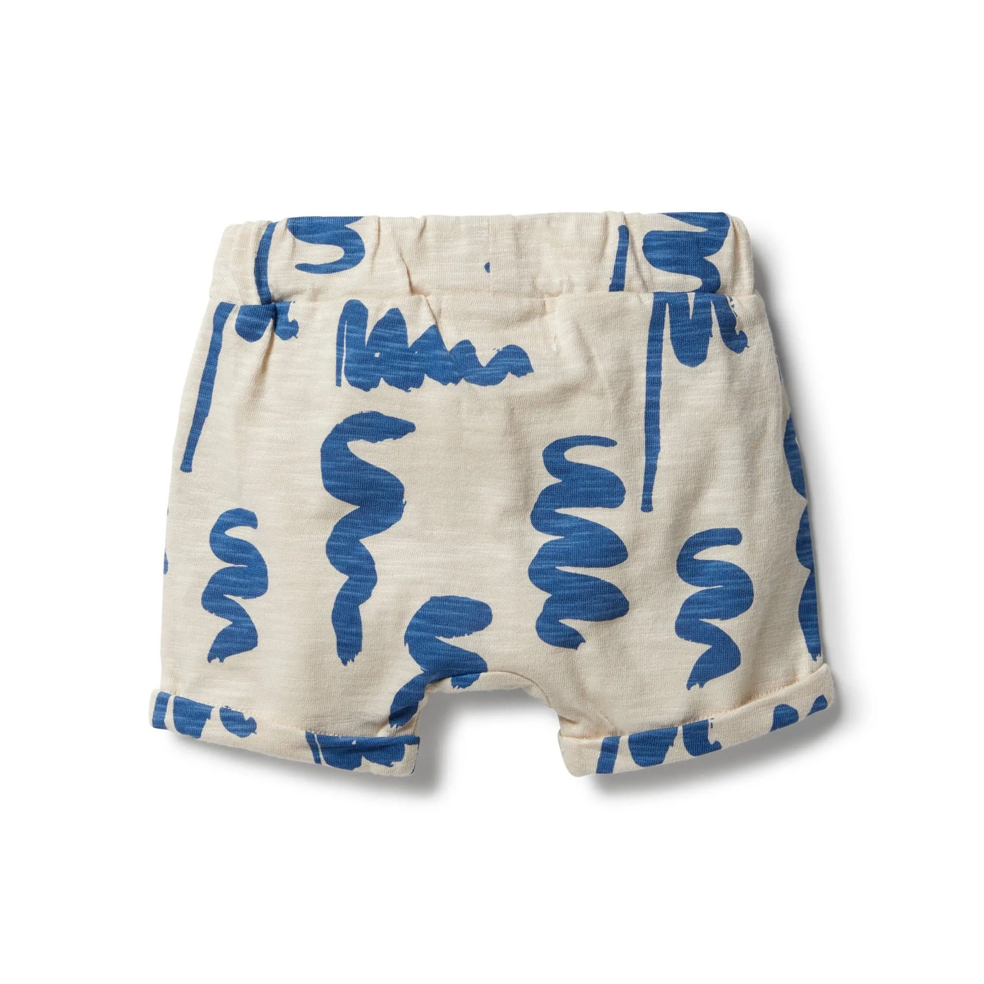 Scribble Slouch Shorts