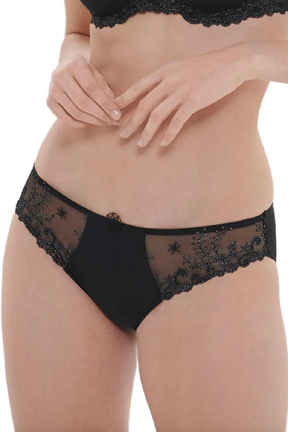 Simone Perele Delice Bikini Brief, Gem Black (12X720)