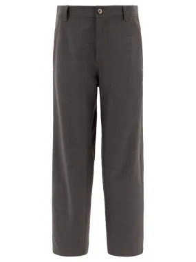 SOFT CURVED WOOL TROUSERS