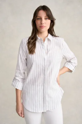 Stripe Side Button Shirt