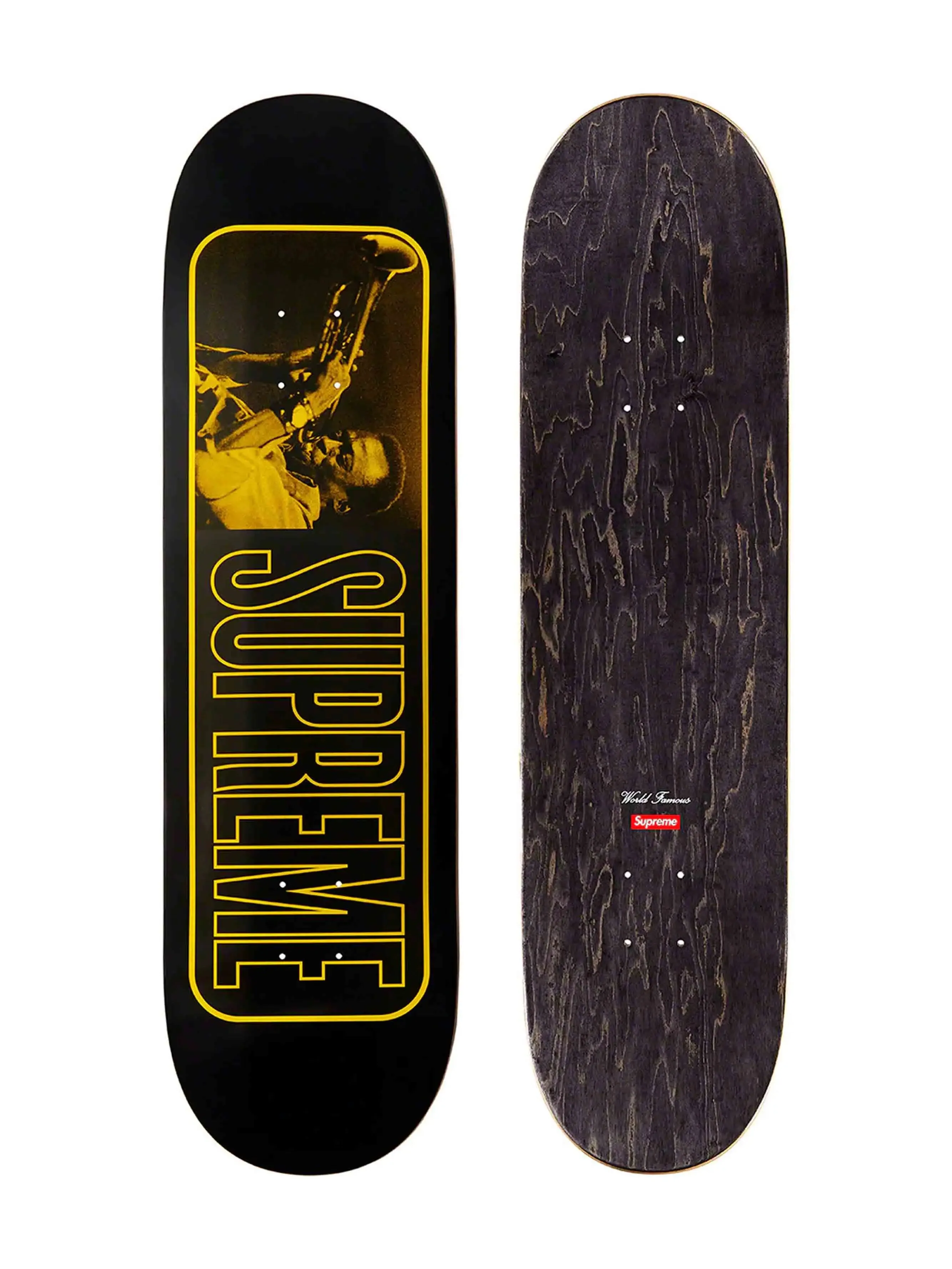 Supreme Miles Davis Skateboard Deck Black