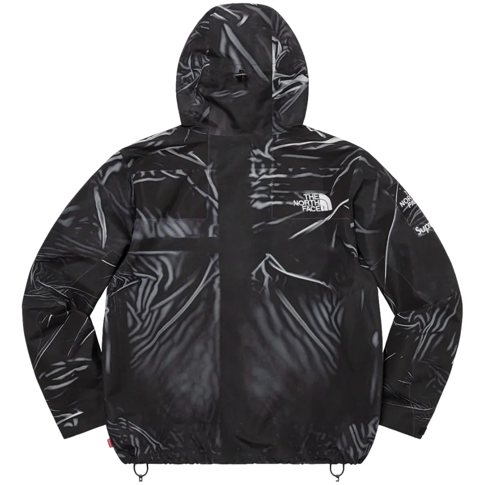 SUPREME TNF PRINTED TAPED SEAM SHELL JACKET-BLACK